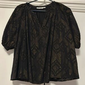 Roller Rabbit cropped sparkly top